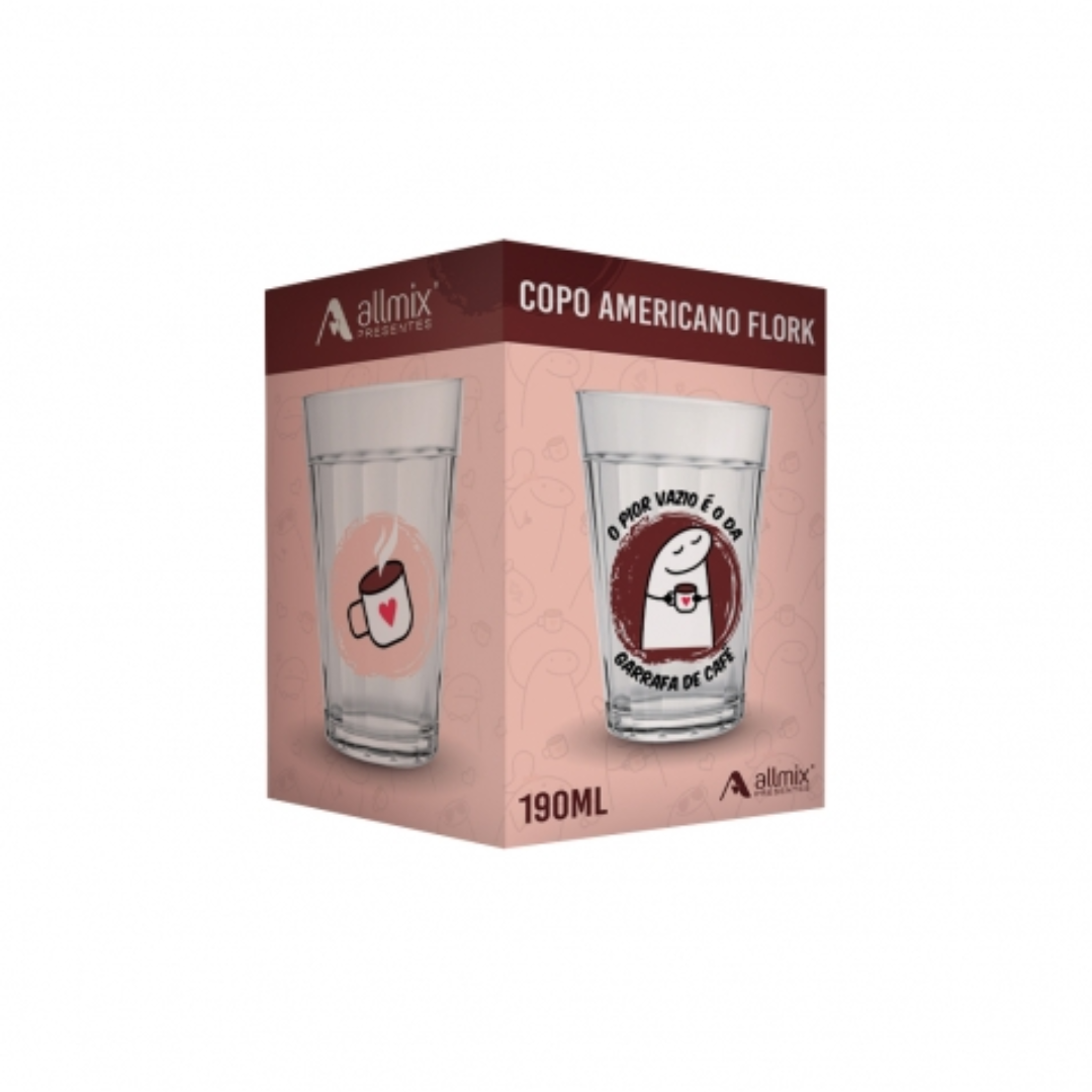 Copo de Vidro Multiuso Flork 190 ml - O Pior Vazio