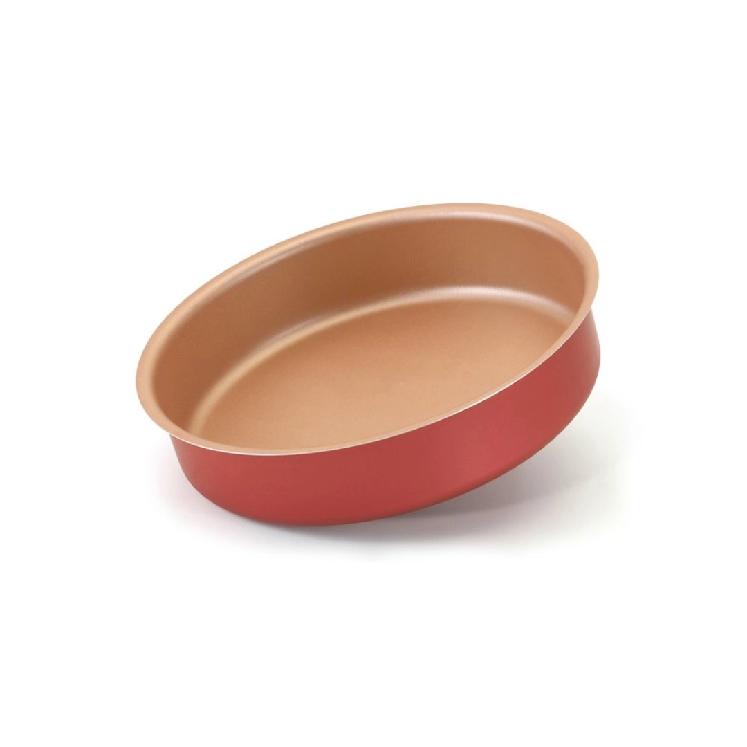 Assadeira Redonda Home Antiaderente Cereja 22cm