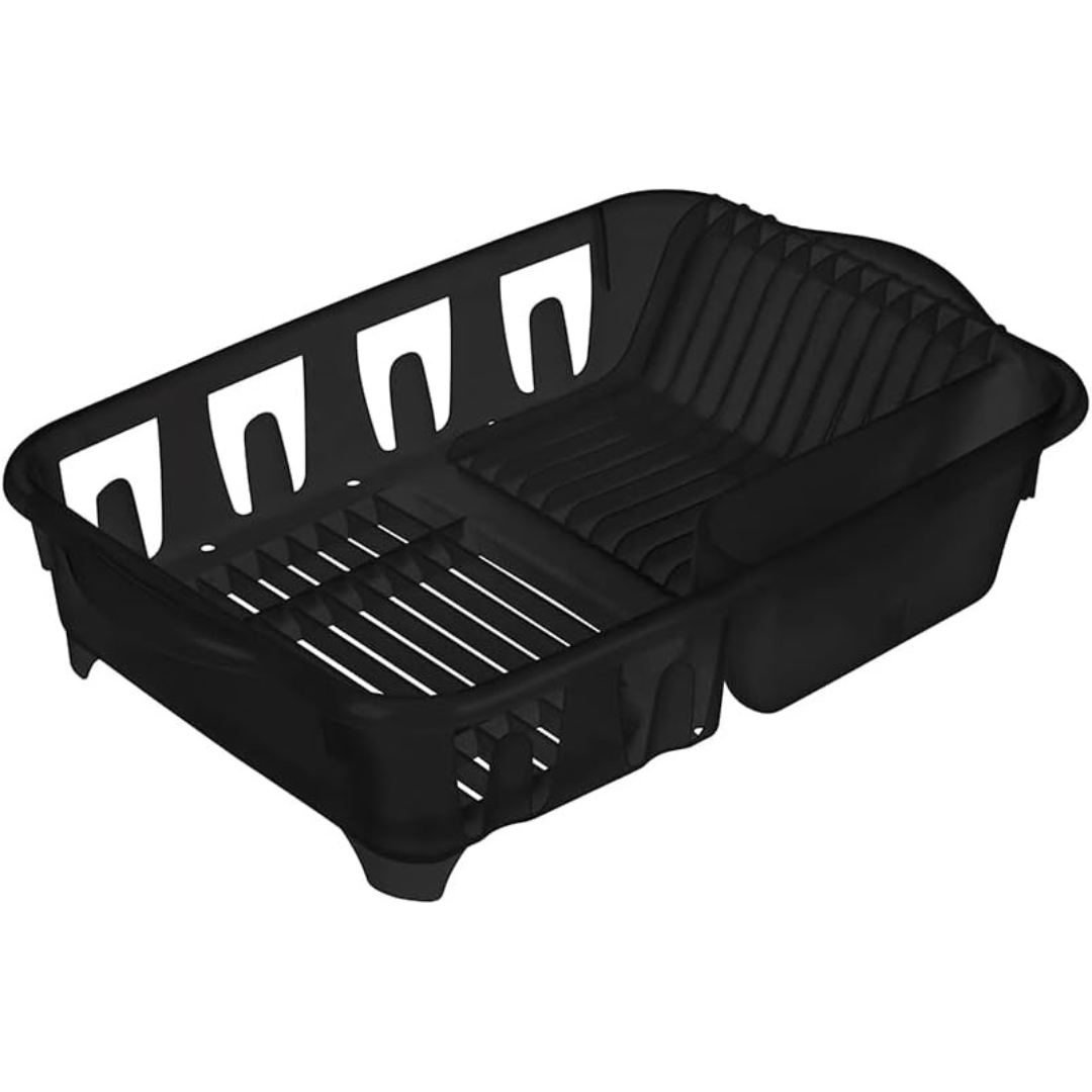 Escorredor de Louça Plástico Preto - Sanremo