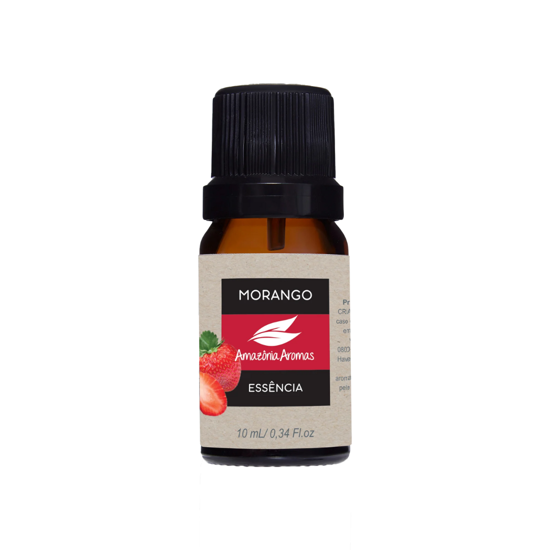 Essência Oleosa Amazonia Aromas 10ml - Morango