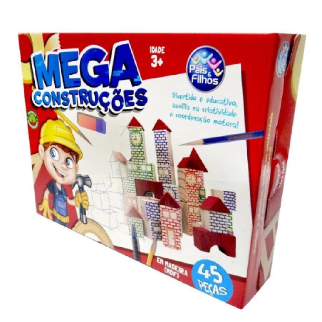 Mega Construções 45PCS - Pais e Filhos