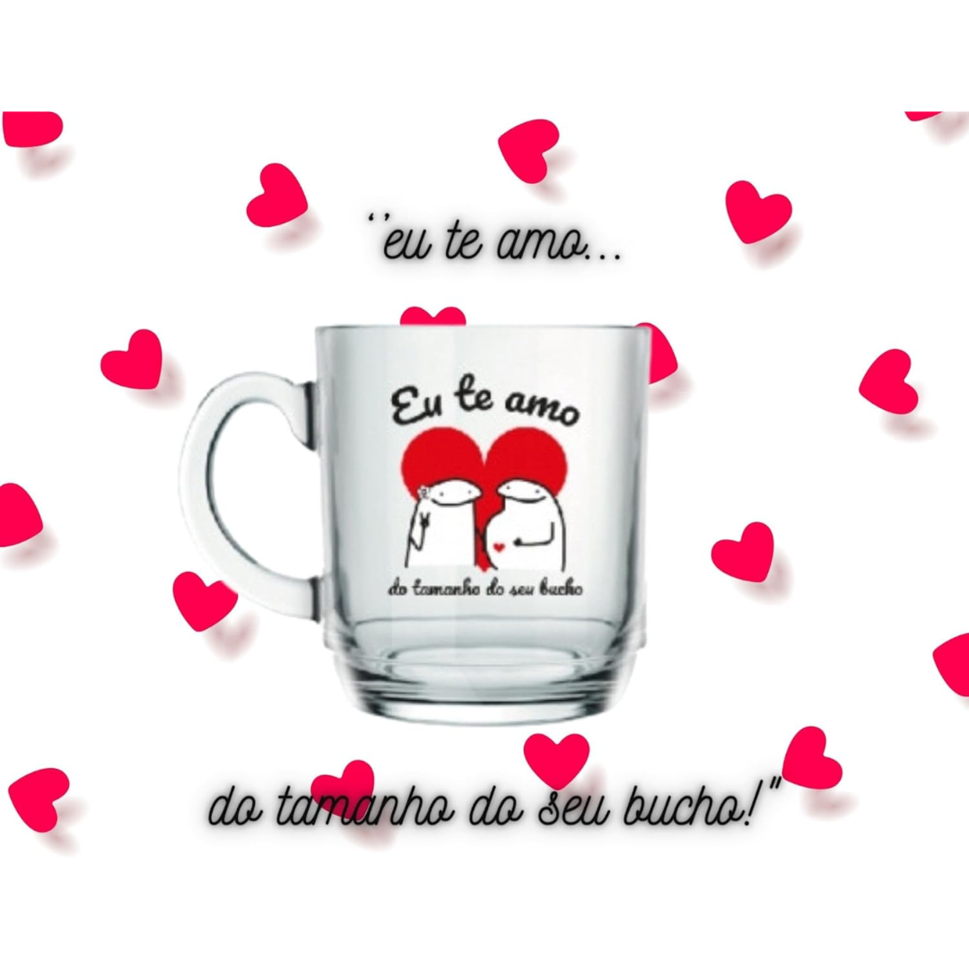 Caneca de Vidro Flork 300 ml