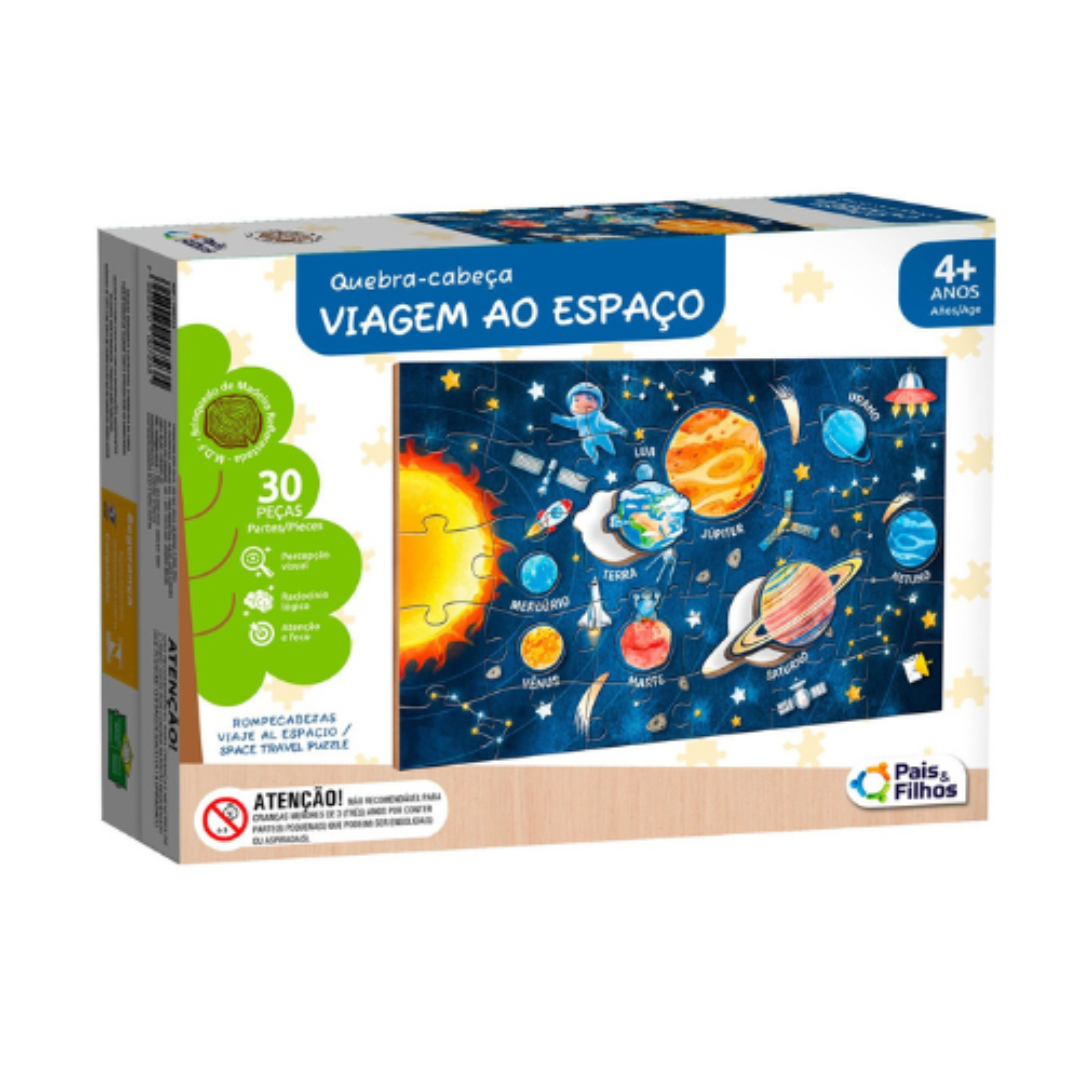Quebra-Cabeça Viagem ao Espaço 500 Peças