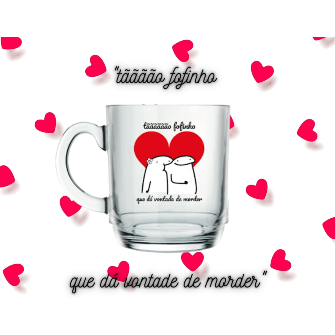 Caneca de Vidro Flork 300 ml
