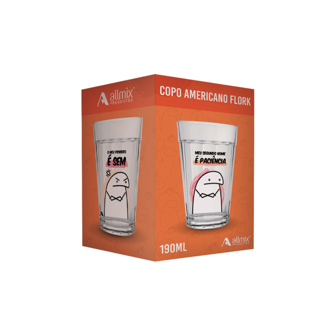 Copo de Vidro Multiuso Flork 190 ml - O Meu Primeiro