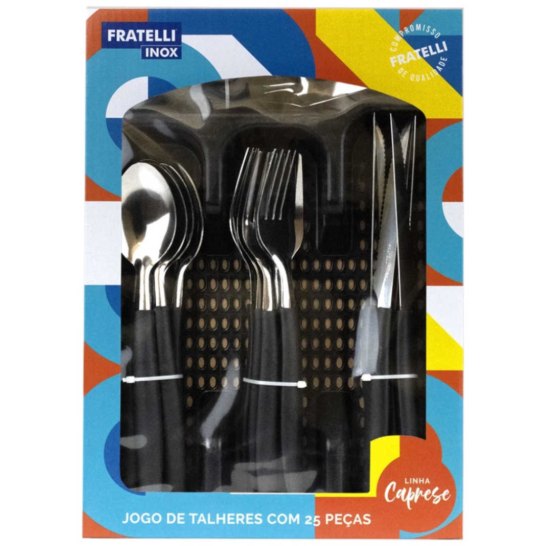 Jogo de Talheres 25 Peças Caprese - Fratelli