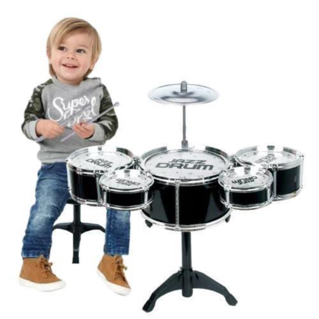 Bateria Infantil - Brinquedo Musical para Crianças