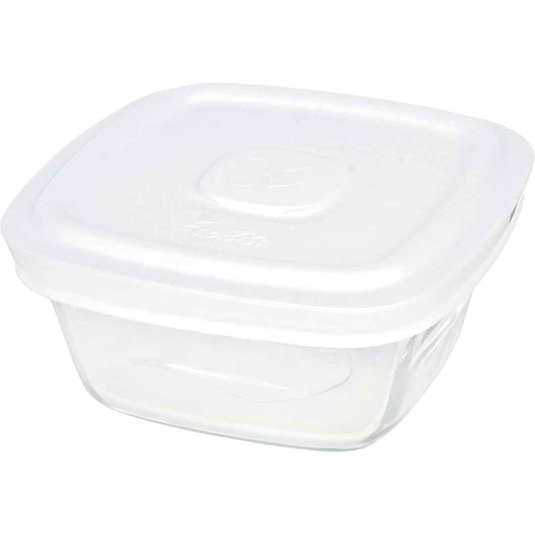Pote Vap Quadrada 300ml com Tampa - Marinex