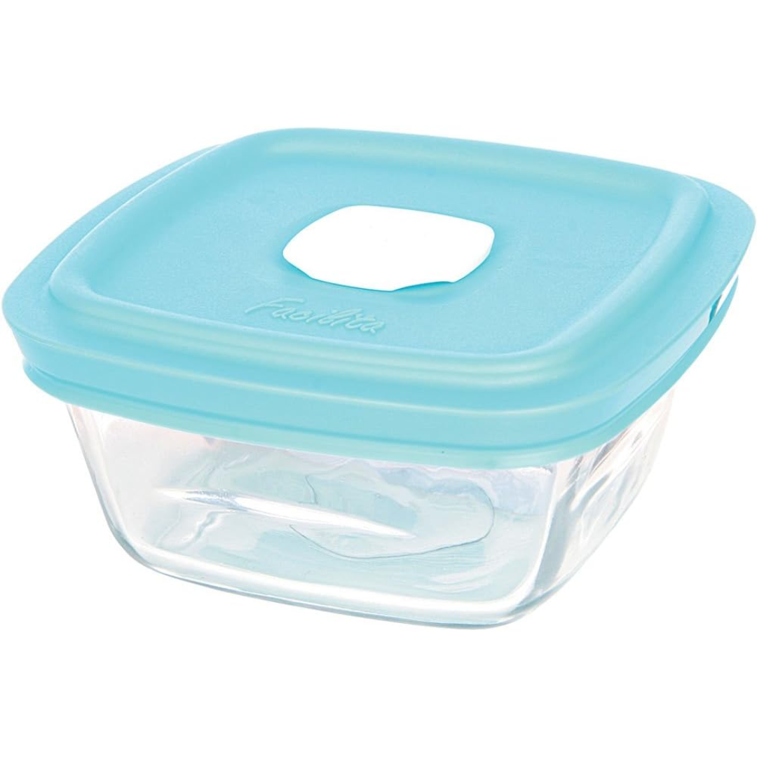 Pote Vap Quadrada 300ml com Tampa - Marinex