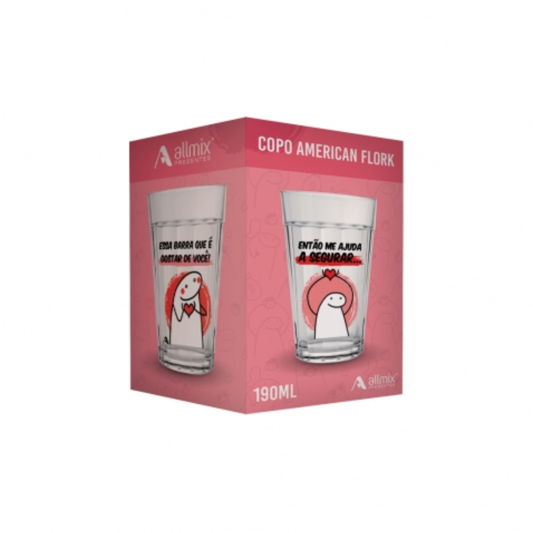 Copo de Vidro Multiuso Flork 190 ml - Então Me Ajuda