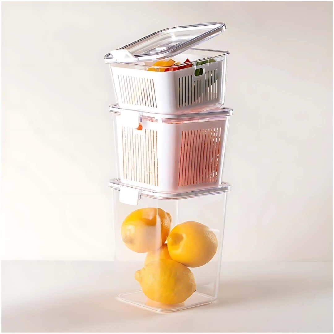 Pote Slim Multiuso com Cesto Branco 2.030ml - Paramount
