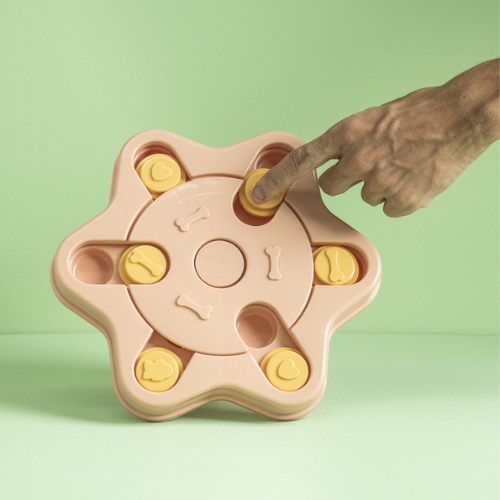 Brinquedo Interativo Quebra-Cabeça Hexagonal para Pet - Oikos