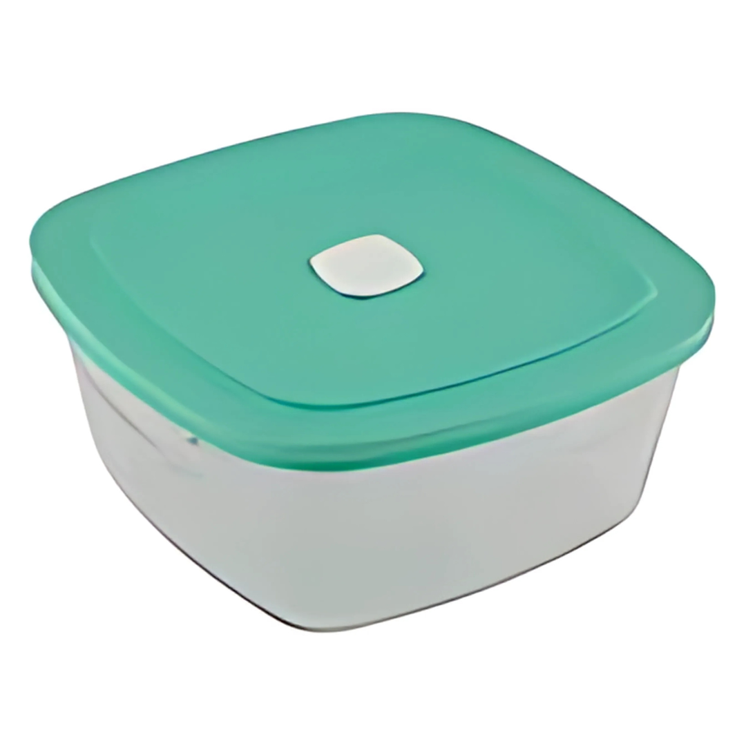 Pote Facilita Vap Quadrada 2Lts com Tampa - Marinex