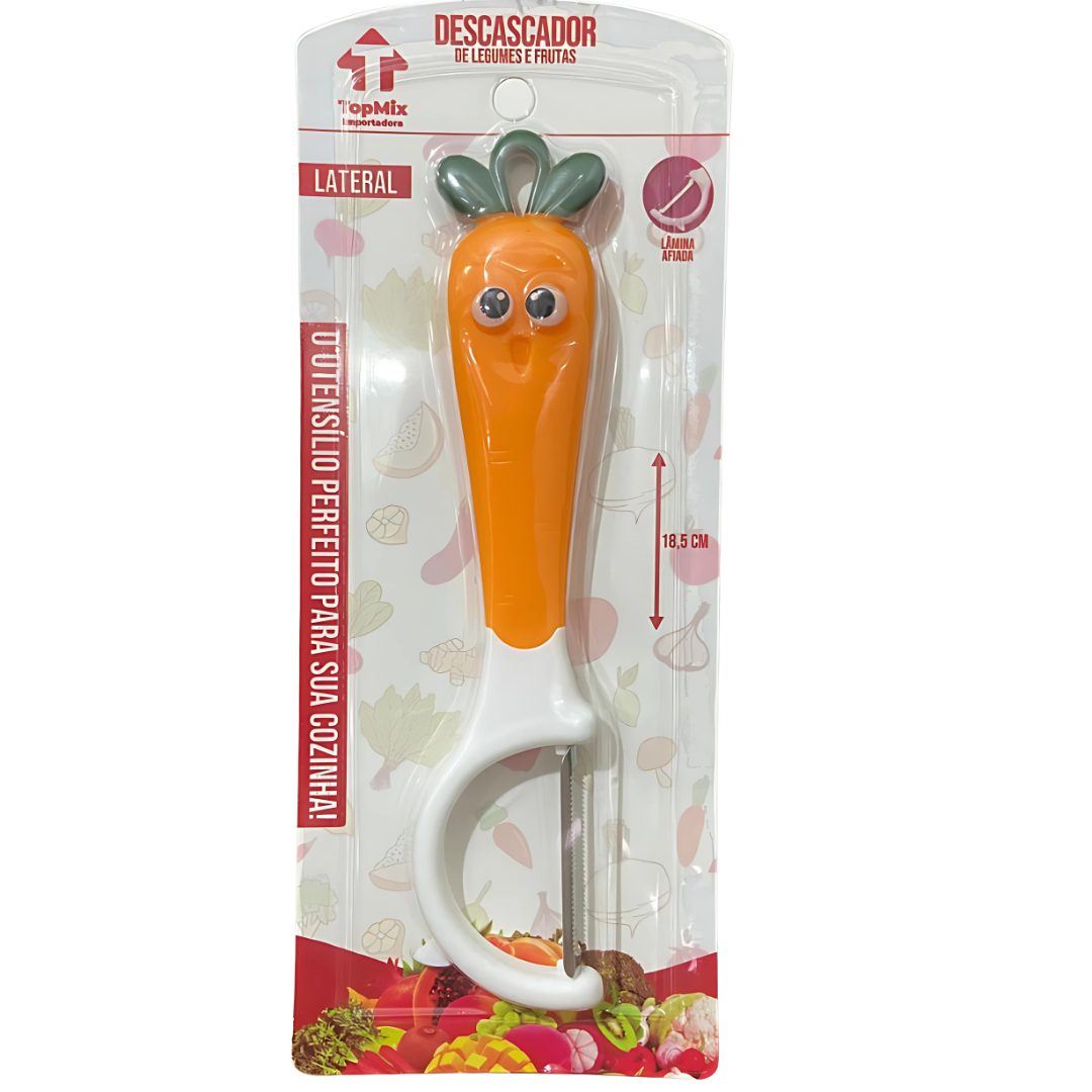 Cortador Descascador de Legumes/Frutas Frontal Inox Top Mix