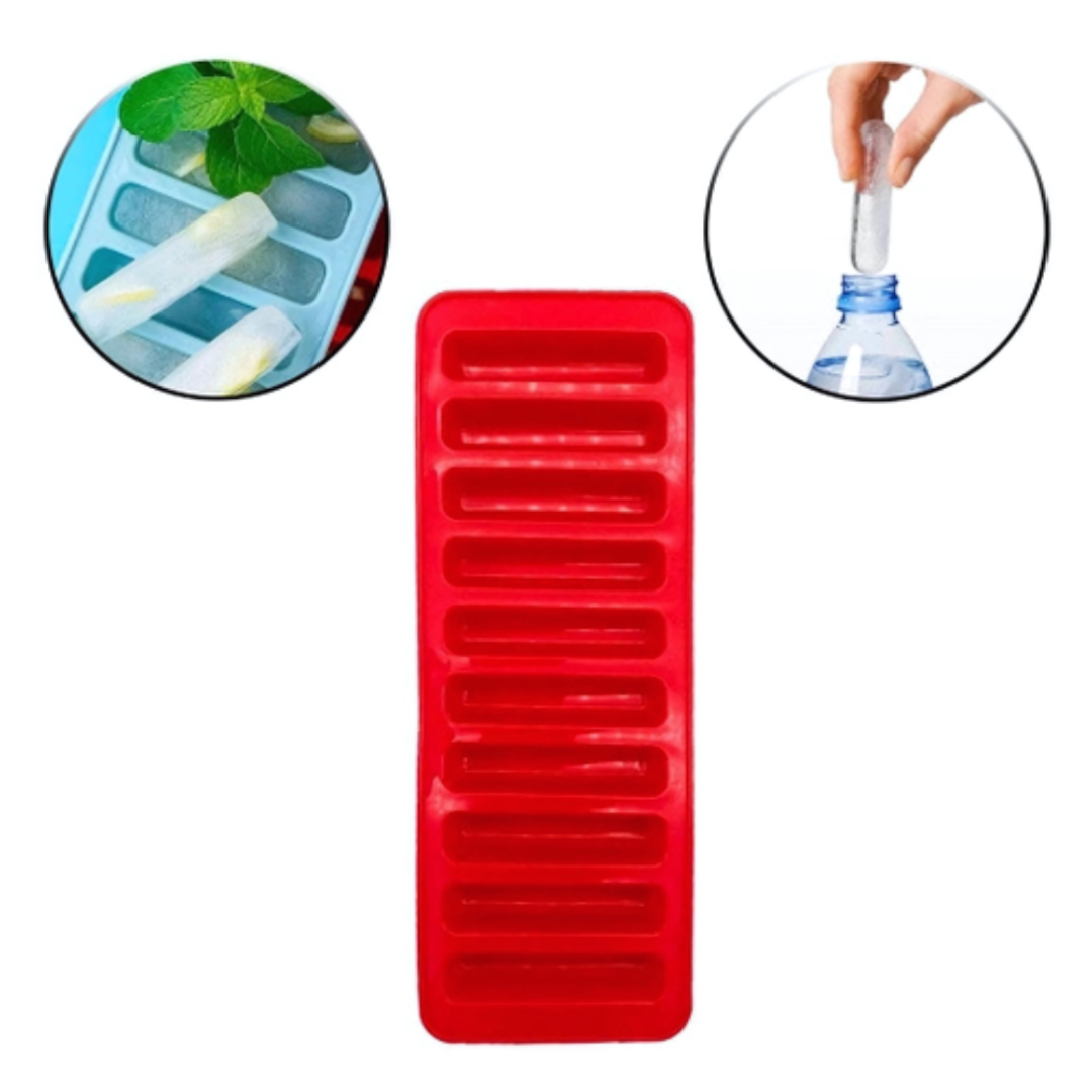 Forma de Gelo Silicone 10 Cavidades Palito Retangular - Clink