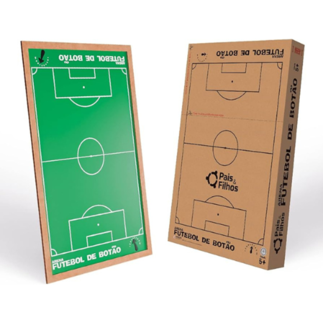 Campo Futebol de Botão - Jogo Clássico de Madeira