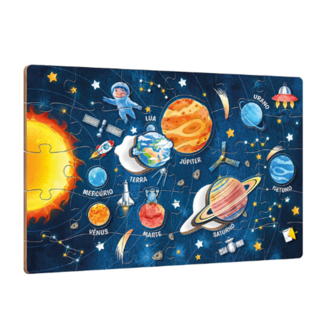 Quebra-Cabeça Viagem ao Espaço 500 Peças