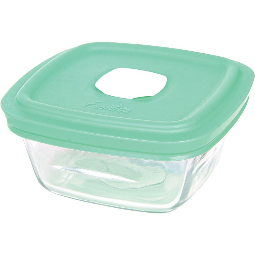 Pote Vap Quadrada 300ml com Tampa - Marinex