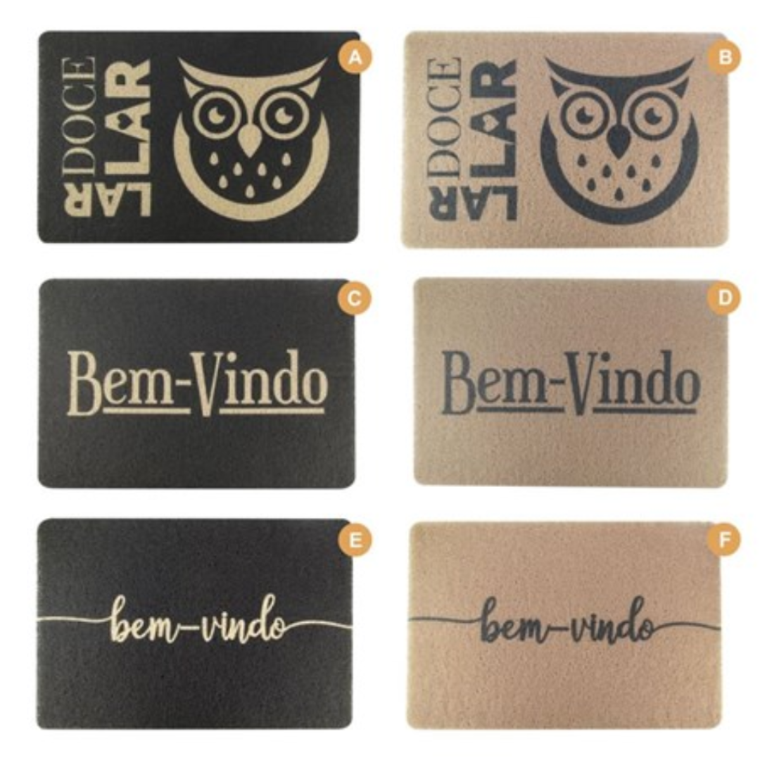 Tapete Porta PVC 40x60cm - Clink