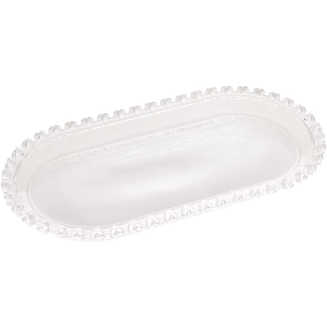 Travessa Oval de Cristal de Chumbo Coração - Lyor