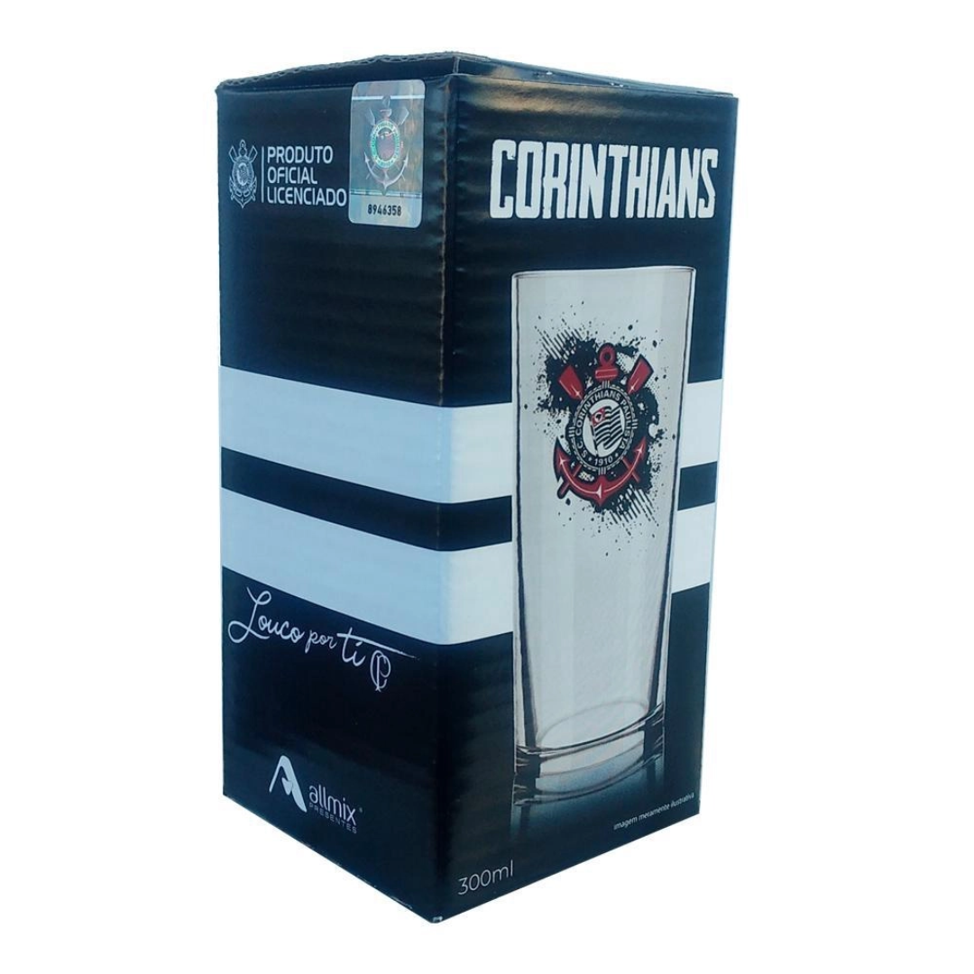 Copo Cylinder 300 ml - Corinthians