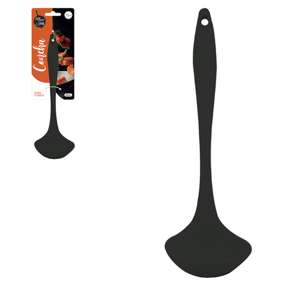 Concha Silicone Preta Clássica