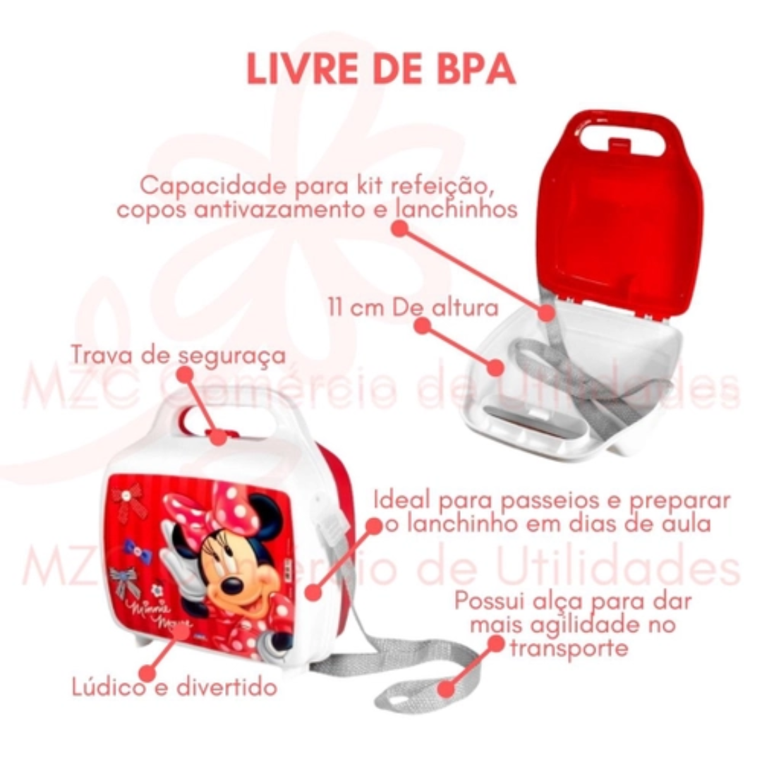 Lancheira Minnie Plasútil