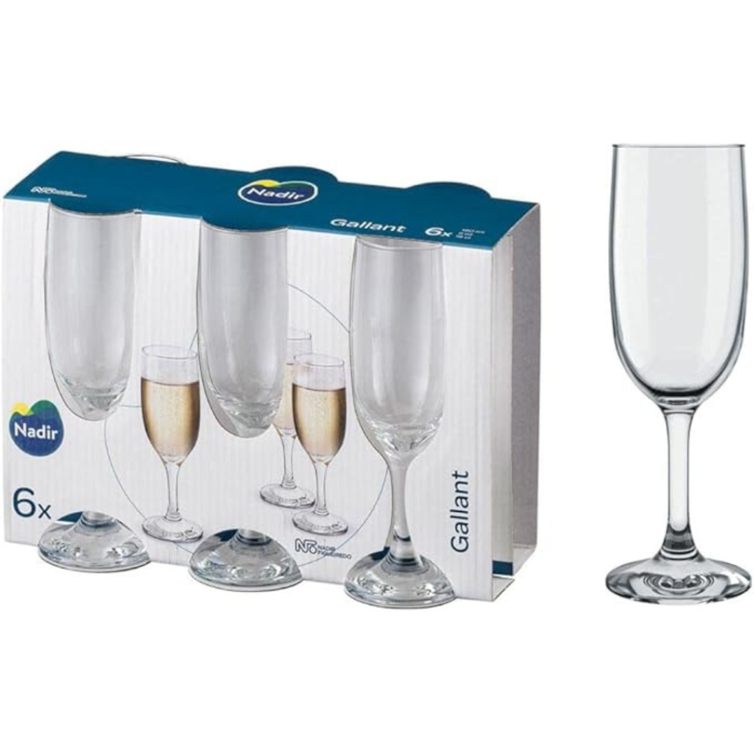 Taça de Champanhe 6 Peças - Gallant Nadir